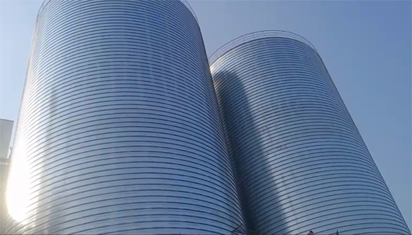 成县2座混凝土高架卷板仓